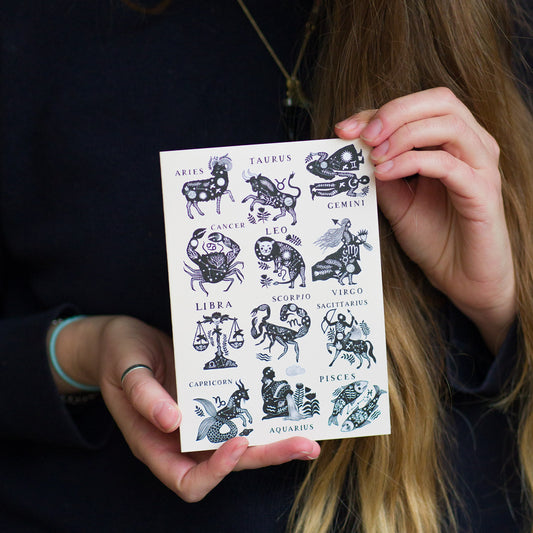 Cosmic Zodiac Card