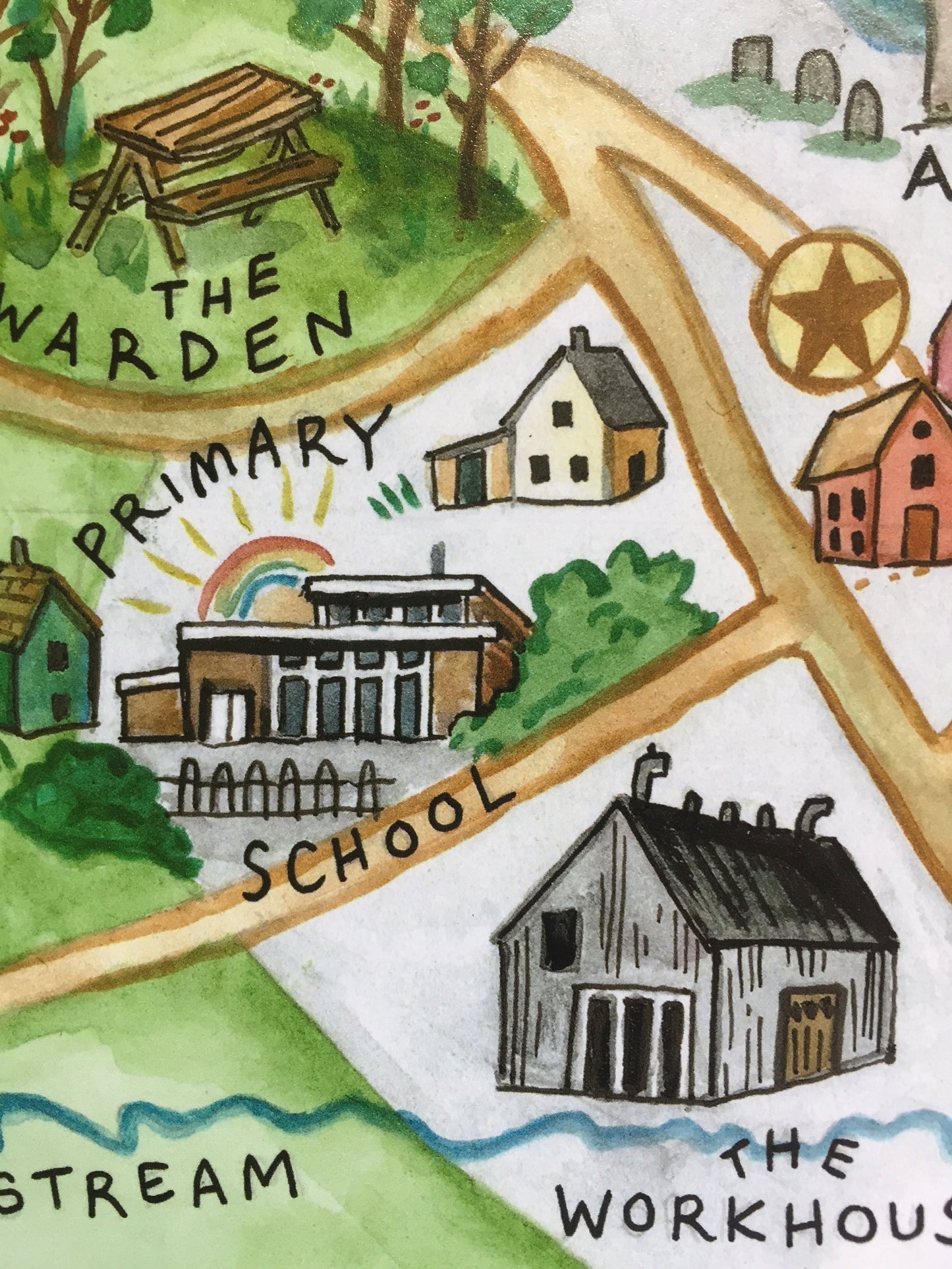Art Print: Presteigne Map