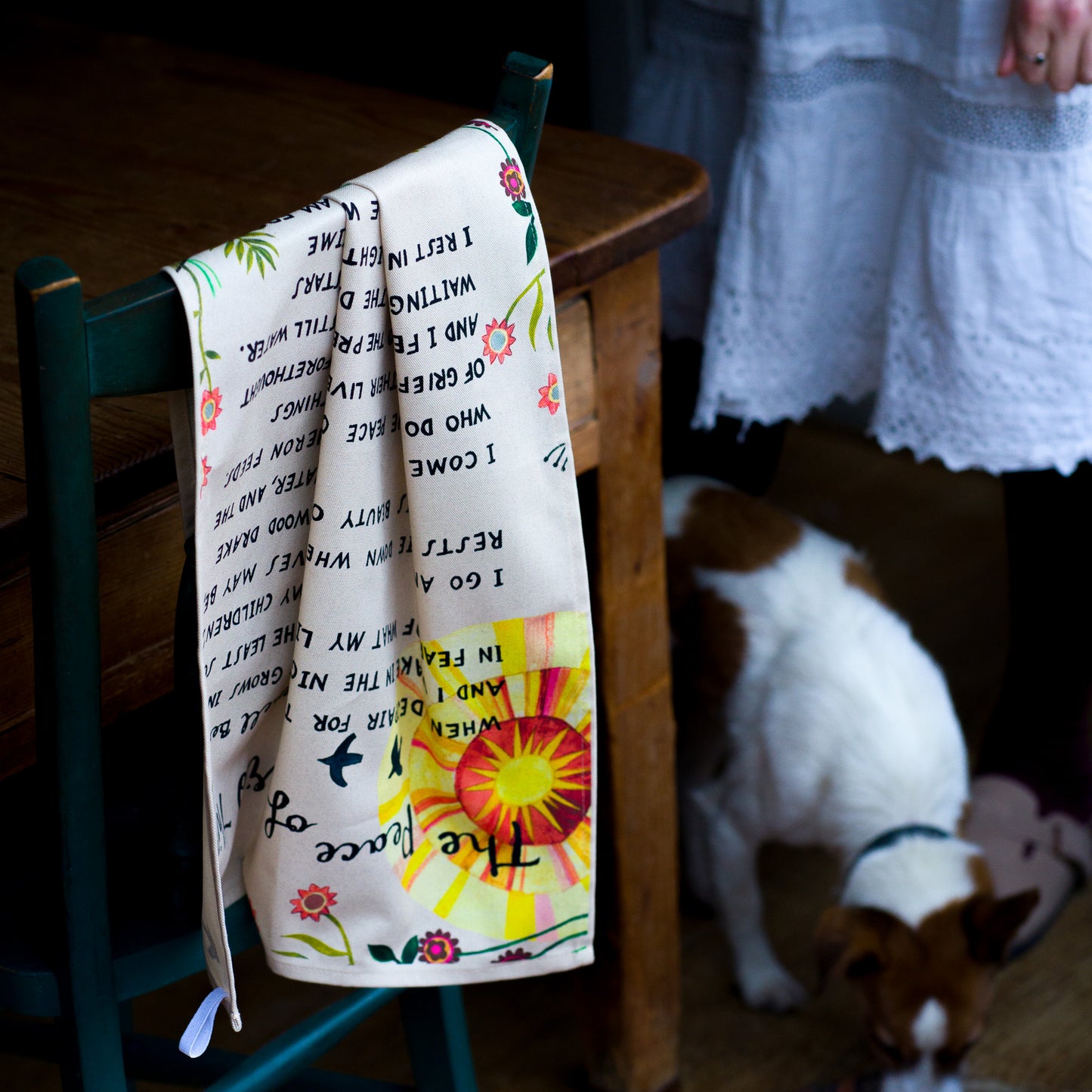Peace of Wild Things Tea Towel