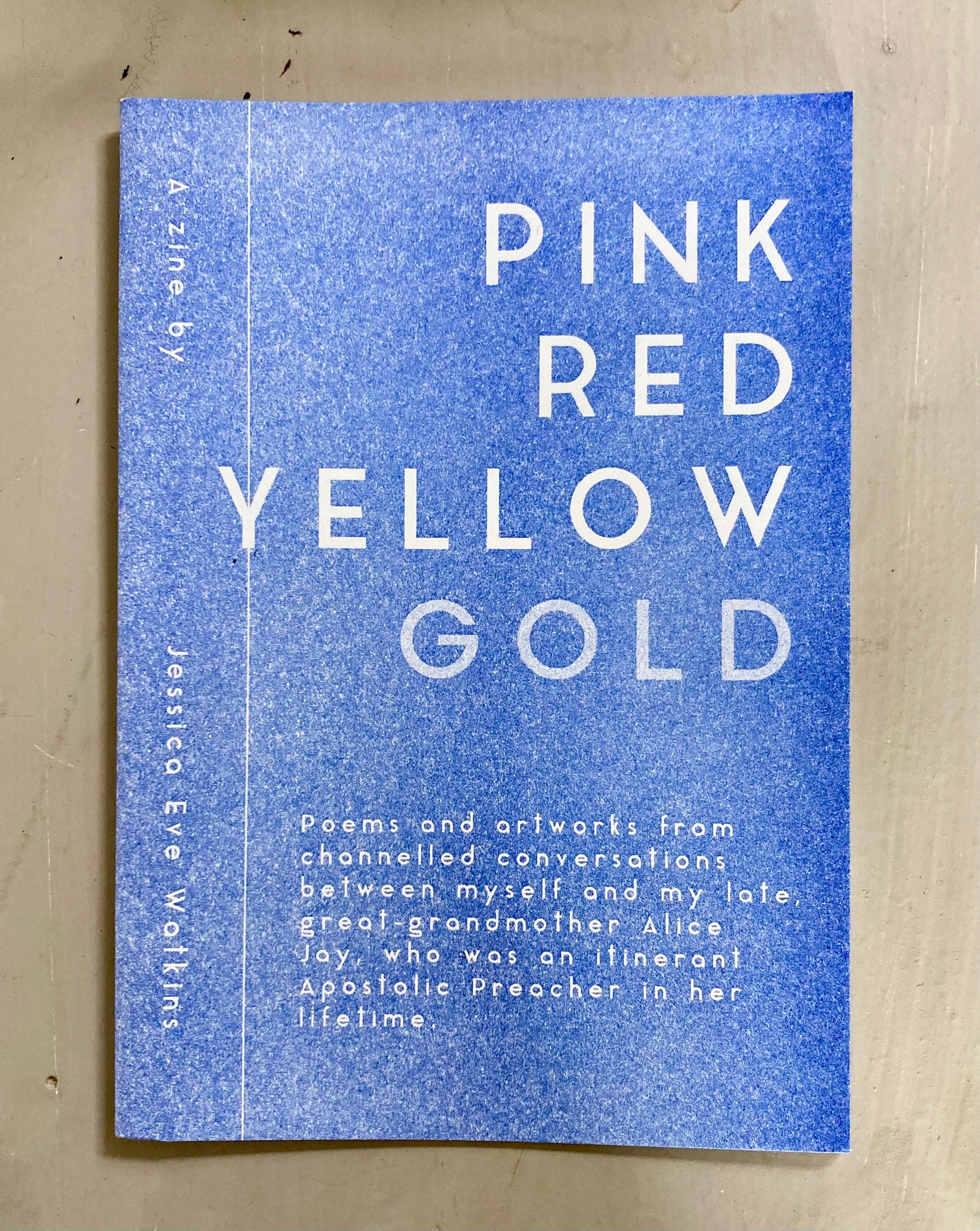 Pink Red Yellow Gold Zine