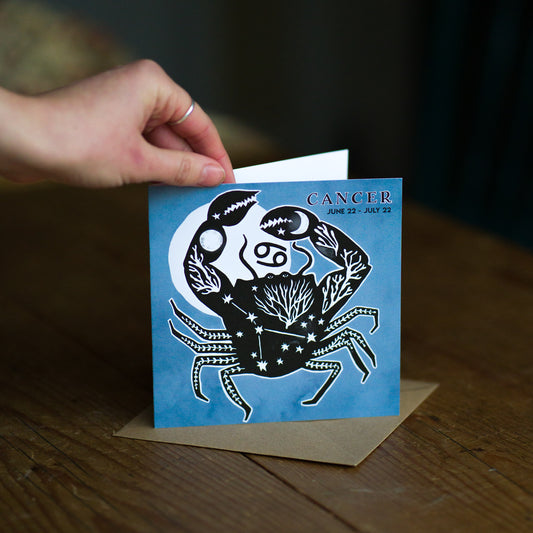 Jessica Rising Studio hand painted Astrology greeting cards
