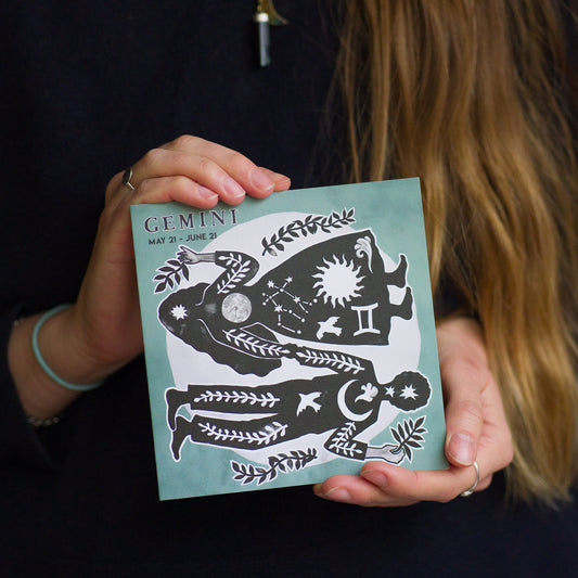 Jessica Rising Studio hand painted Astrology greeting cards
