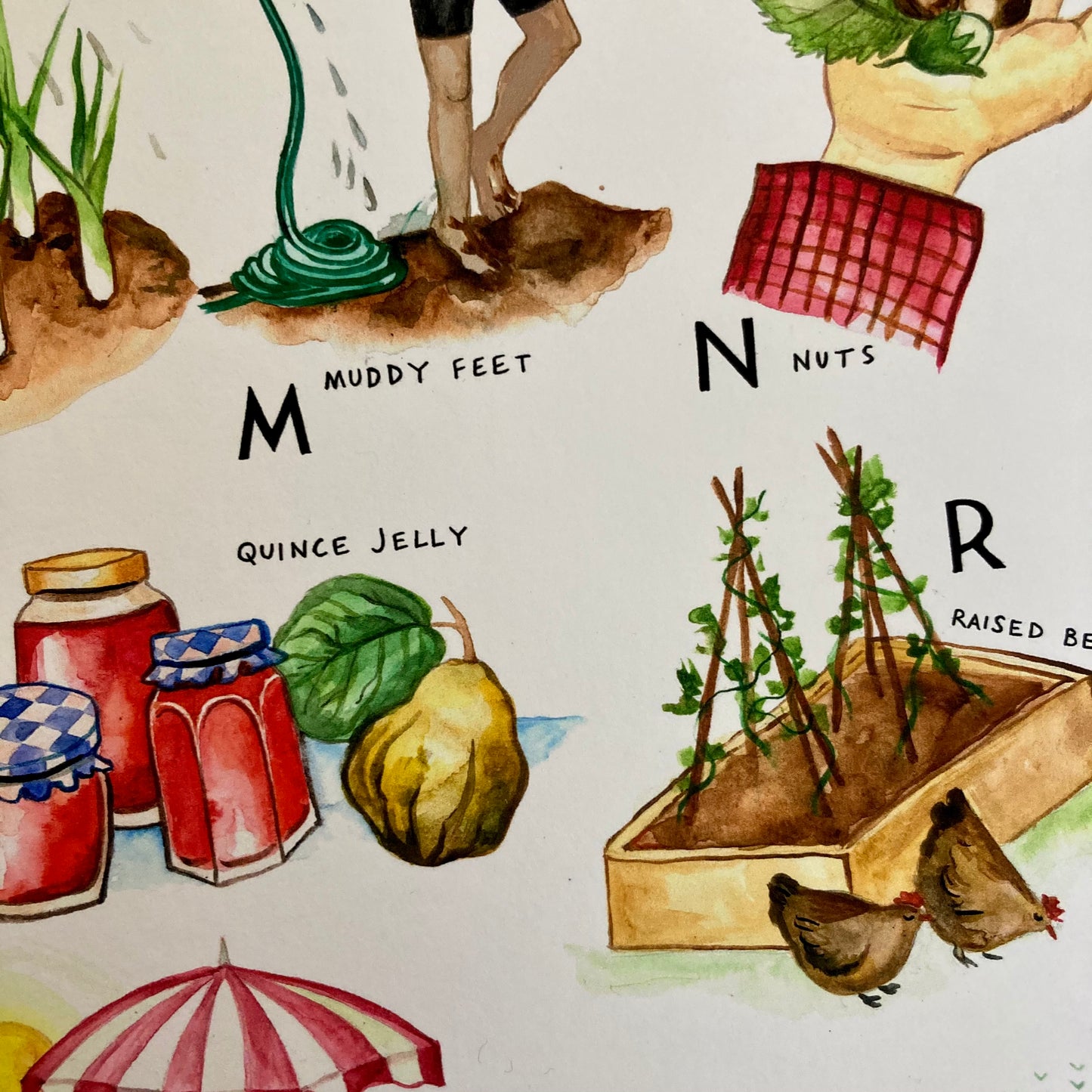 Art Print: Grow Your Own Alphabet