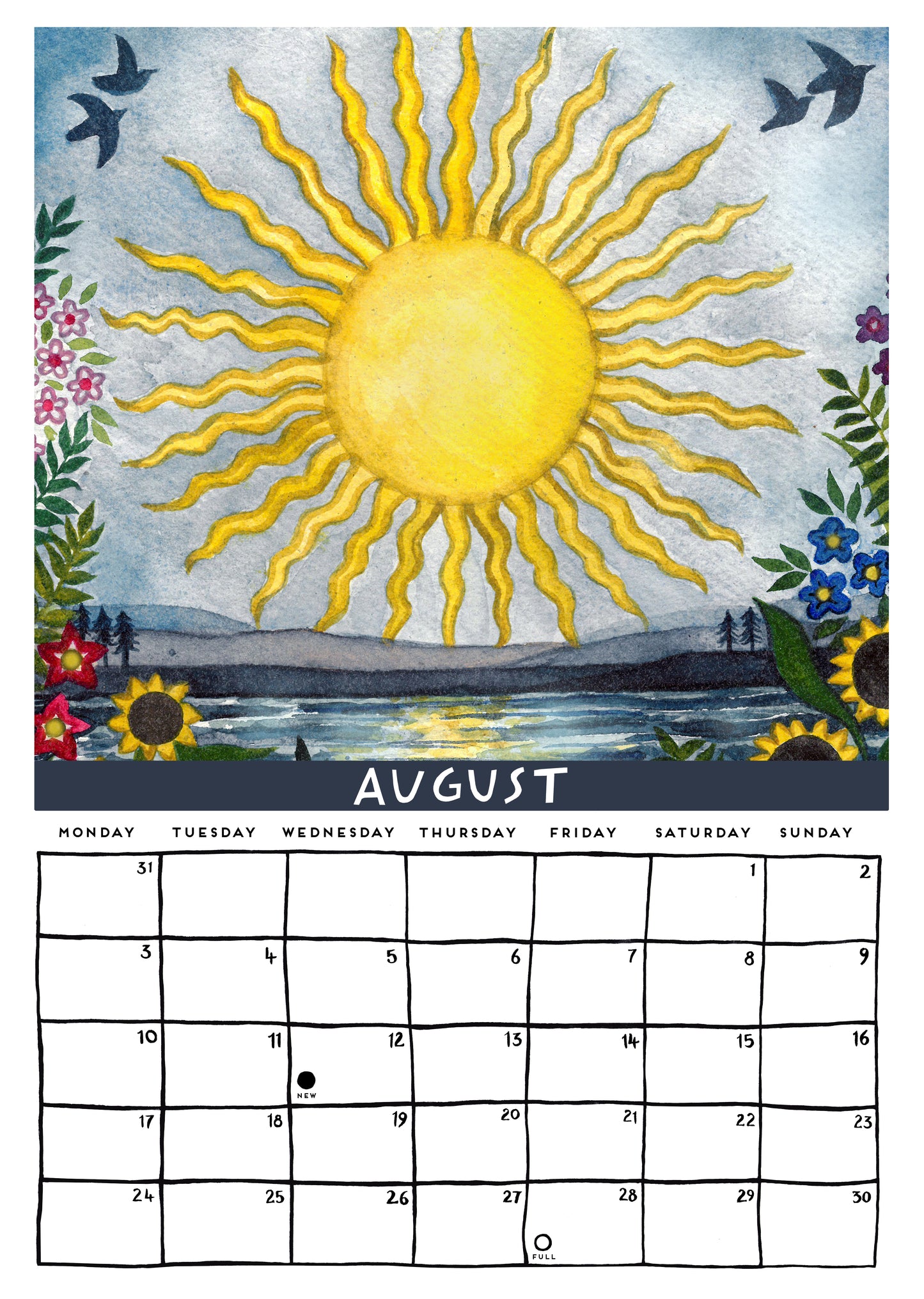 2026 Calendar - Surrounded By Nature