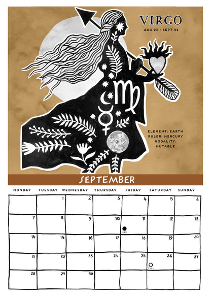 2026 Calendar - Cosmic Zodiac