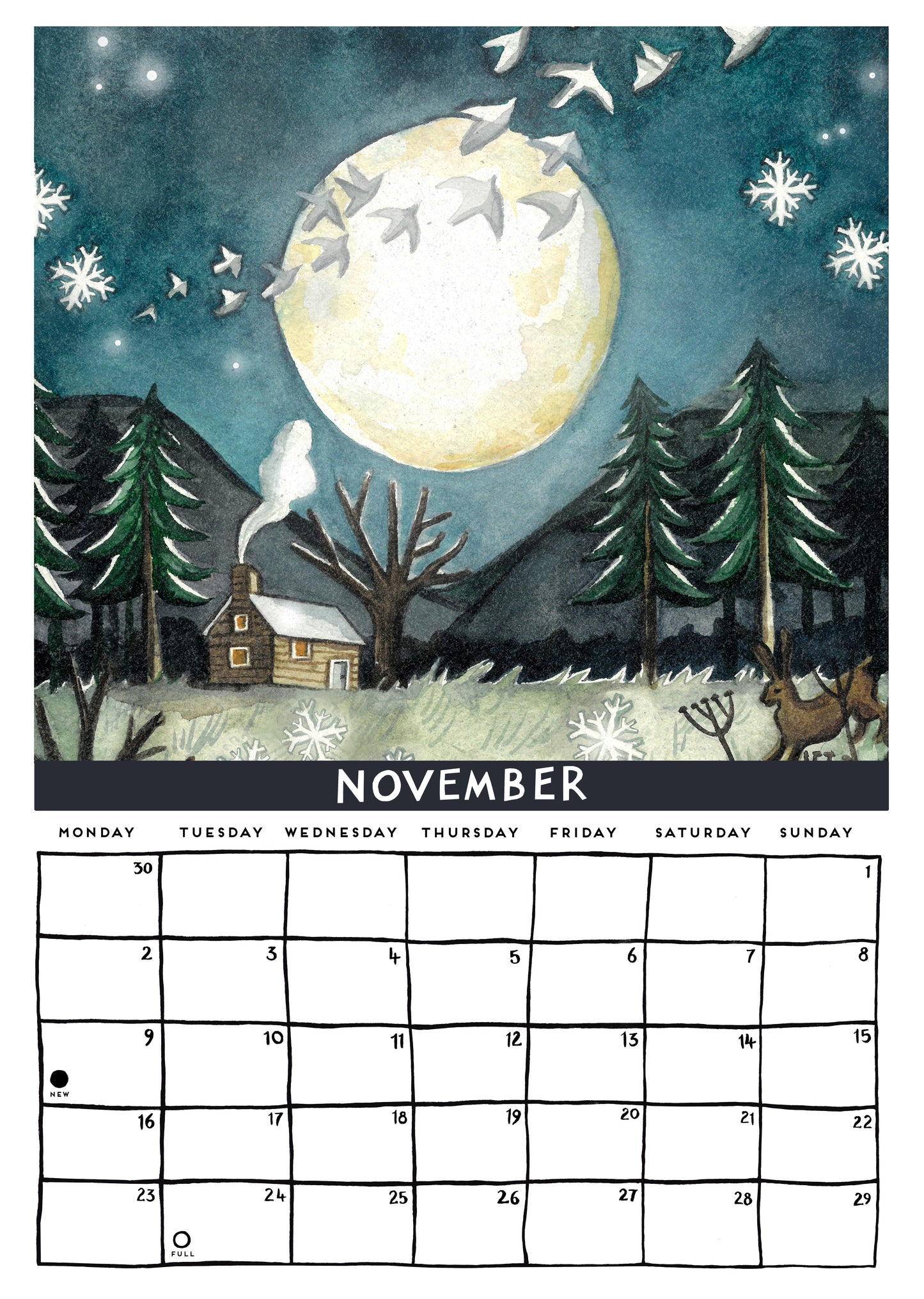 2026 Calendar - Surrounded By Nature