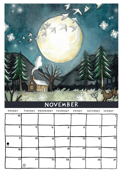 2026 Calendar - Surrounded By Nature