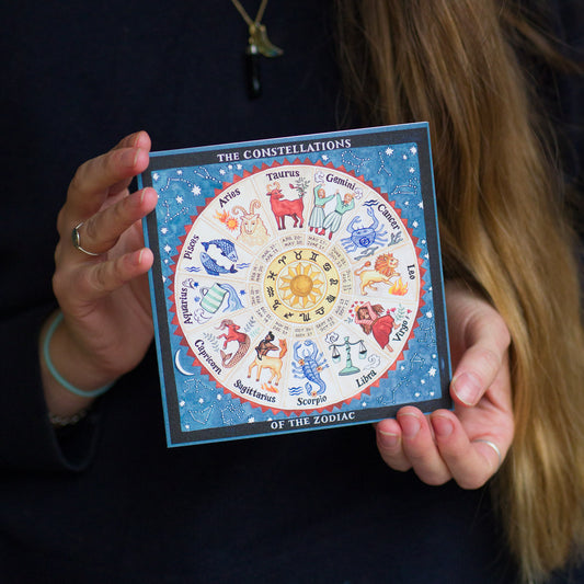 Jessica Rising Studio hand painted Astrology greeting cards