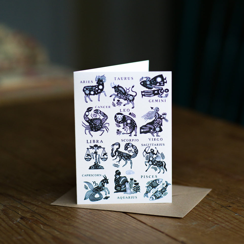 Cosmic Zodiac Card – Jessica Rising Studio