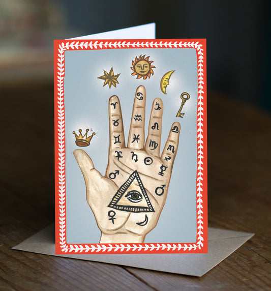 Palm Reading Card