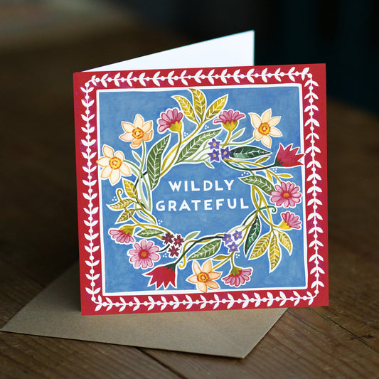 Wildly Grateful Card
