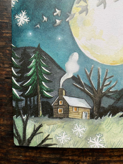 Full Moon Card