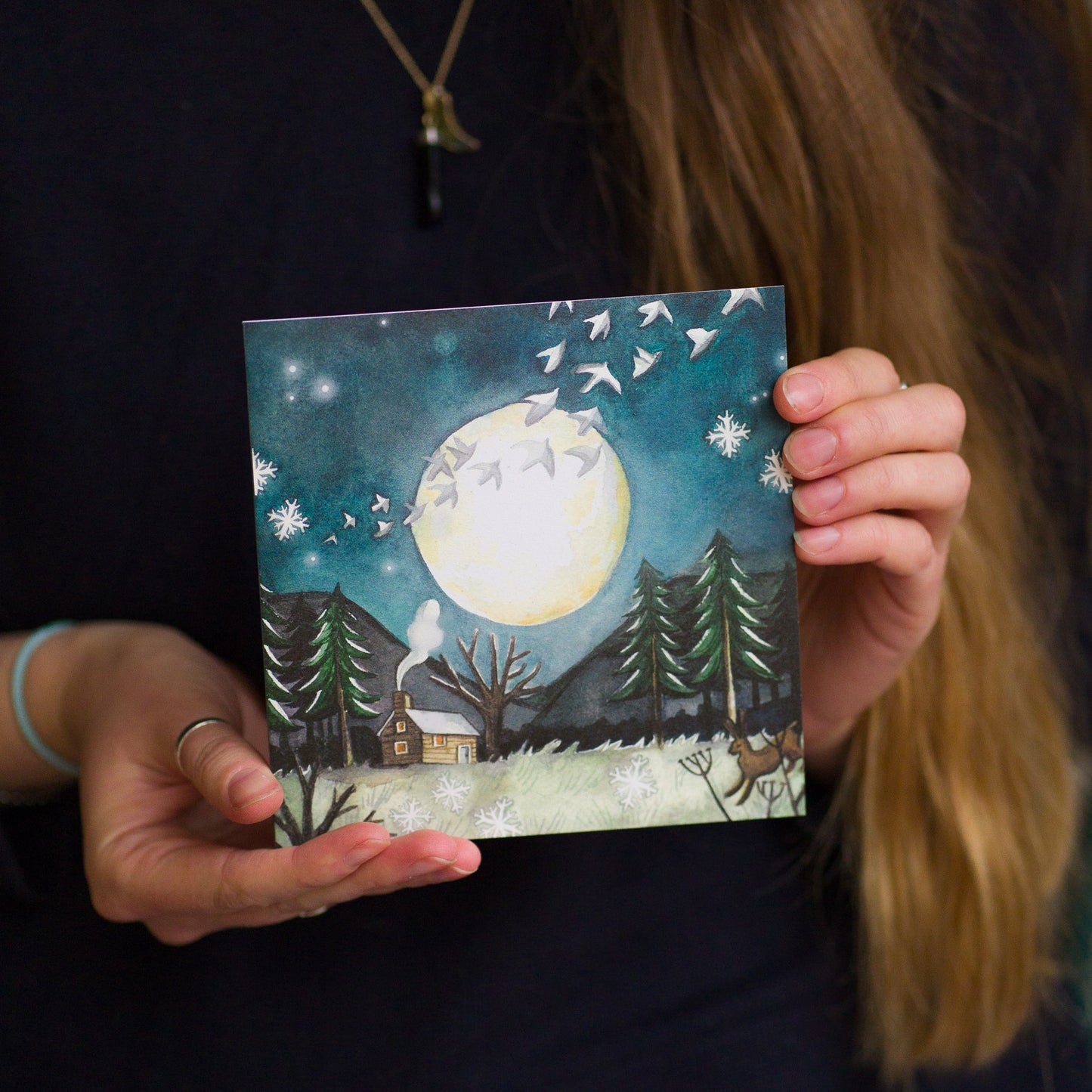 Full Moon Card