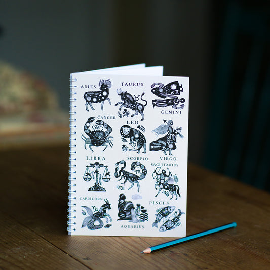 Cosmic Zodiac Notebook (A5)